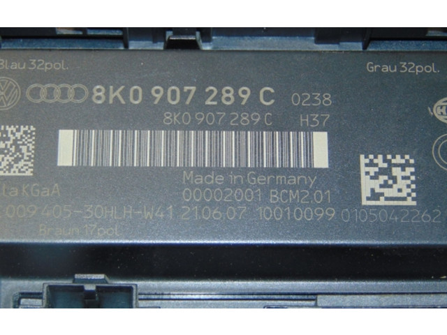 Блок комфорта 8K0907064CQ, 8K0907289C   Audi A5 8T 8F   