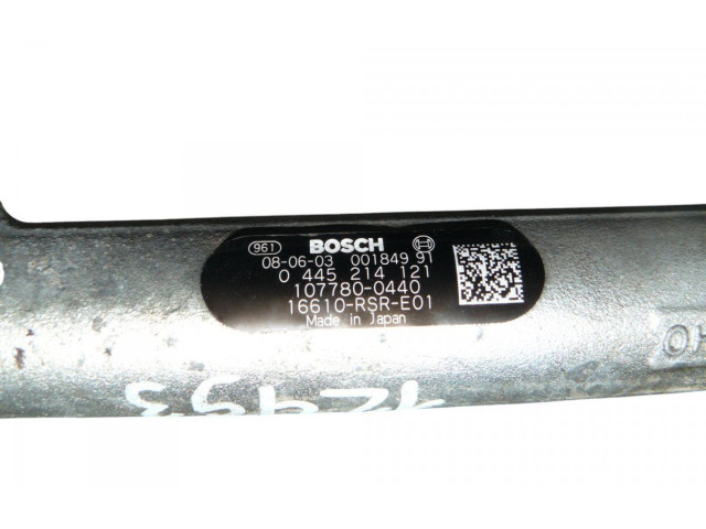Vstřikovací lišta 0445214121, 16610-RSR-E01   Honda CR-V    N22A2 