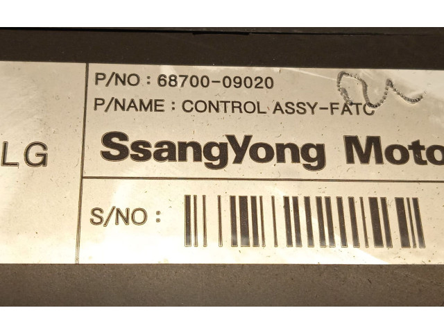 Блок управления климат-контролем 6870009020   SsangYong Actyon