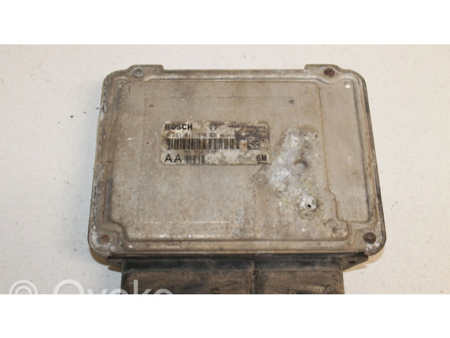 Блок управления двигателя 0281011970, 55354770   Saab 9-3 Ver2