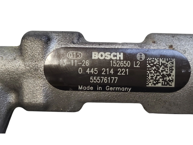 Vstřikovací lišta 0445214221, 55576177   Opel Astra J     