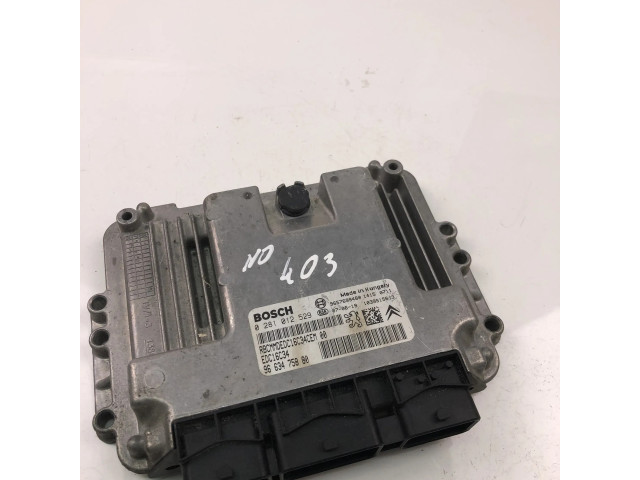 Řídící jednotka 9663475880, 0281012529   Peugeot 207 CC 2008