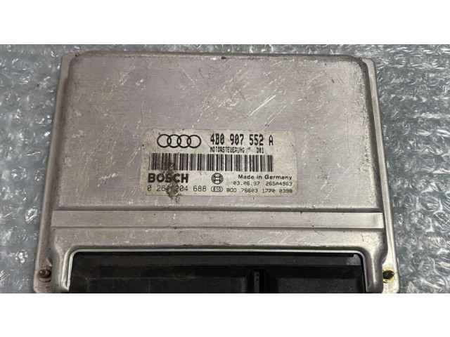 Блок управления двигателя 4B0907552A   Audi A6 S6 C5 4B