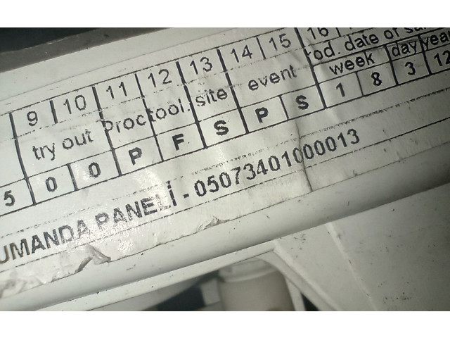 Блок управления климат-контролем 05073401000013   Fiat Fiorino