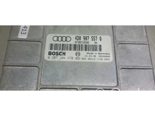 Блок управления двигателя 4D0907557, 166   Audi A8 S8 D2 4D