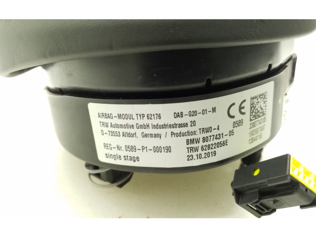 Подушка безопасности водителя 807743105, 62822056E   BMW 3 G20 G21