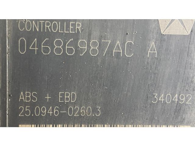 Jednotka ABS 04686987AC, 25094602603   Chrysler Voyager 2001