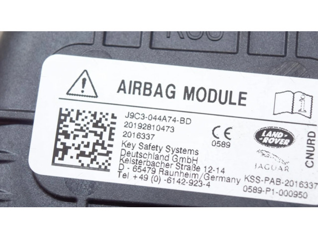 Подушка безопасности пассажира J9C3044A74BD   Jaguar E-Pace