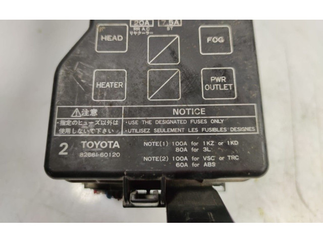 Pojistková skříňka Řídící jednotka BSM 8274160010, 8266160120   Toyota Land Cruiser (J100) 2001