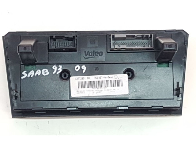Блок управления климат-контролем 12772891, 12772891   Saab 9-3 Ver2