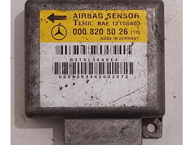 Блок подушек безопасности 0008208026, 12198403   Mercedes-Benz C W202
