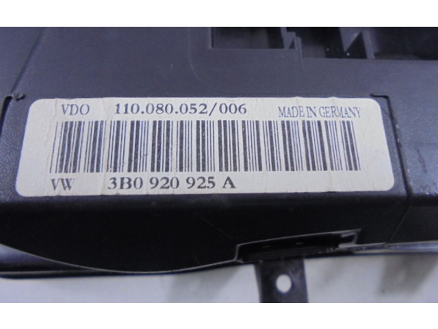 Панель приборов 3B0920809E, 3B0920809E   Volkswagen PASSAT B5.5       