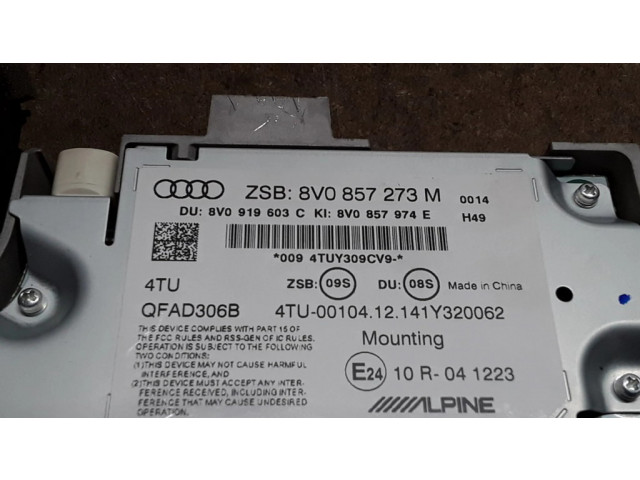 Дисплей    8V0857273M   Audi A3 S3 8V