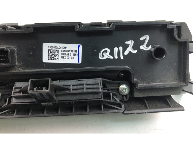 Блок управления климат-контролем 79600TGLG610M1   Honda Civic X
