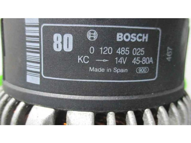 Генератор 0120485025, BOSCH   Alfa Romeo 155 1.8     