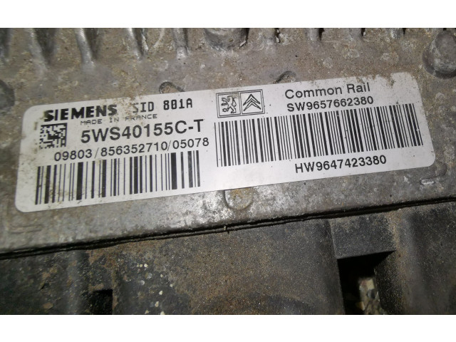Řídící jednotka 9657662380, 9647423380   Citroen Berlingo 2004
