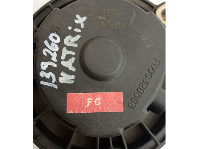 Вентилятор печки    97113-17000, F00S320583   Hyundai Matrix