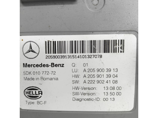 Блок комфорта A2059003913, A2229024108   Mercedes-Benz C W205   