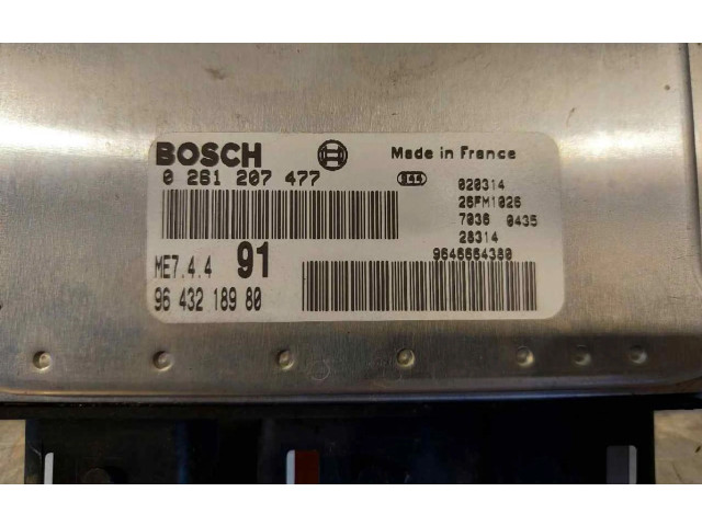 Блок управления двигателем ECU 9643218980   Peugeot 206+