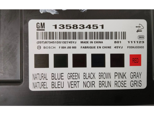 Блок комфорта 13583451, F00HJ00900   Chevrolet Orlando   