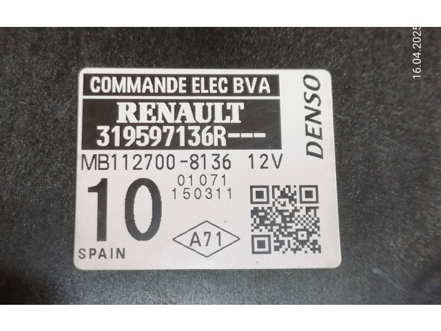 Блок управления коробки передач 319597136R, MB1127008136   Renault Espace V (RFC)