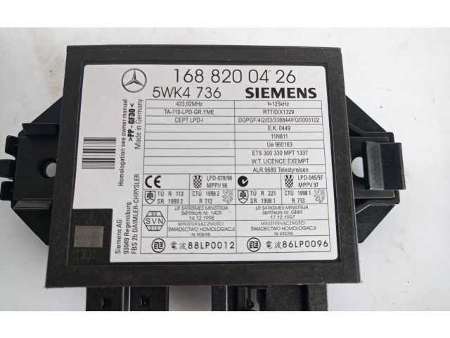 Řídící jednotka 1688200426   Mercedes-Benz A W168 2000