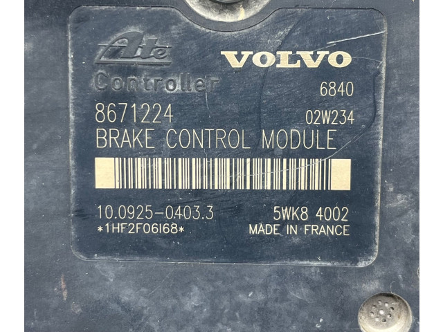 Jednotka ABS 8671224, 08671223   Volvo S80 2002