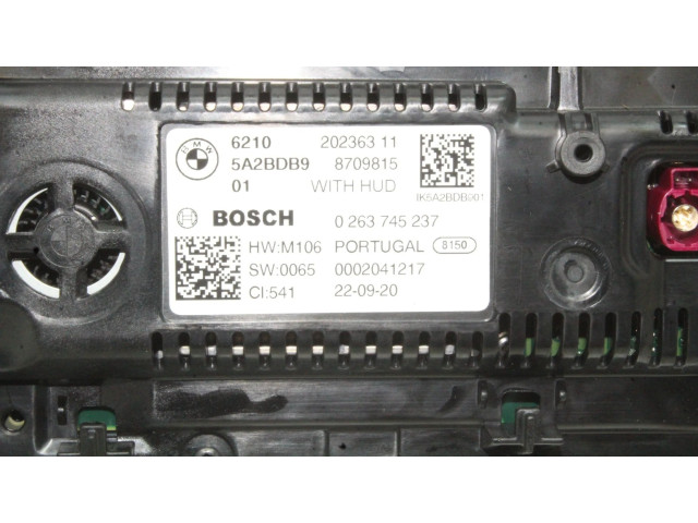 Přístrojová deska  BMW 3 G20 G21 2020 5A2BDB9, 0263745237  