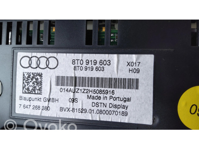 Дисплей    8T0919603   Audi A4 S4 B8 8K