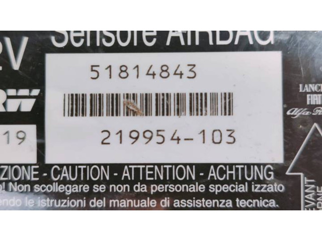 Řídící jednotka 51814843, 219954103   Fiat Croma 2005