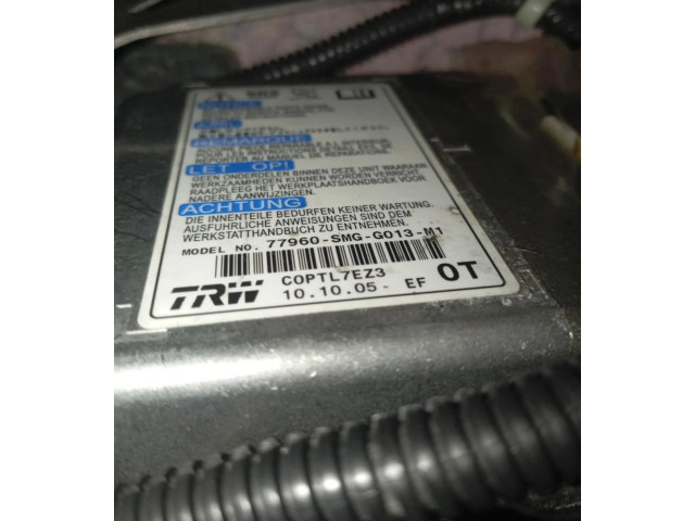 Блок подушек безопасности 77960SMGG013M1, 77960SMGG013M1   Honda Civic