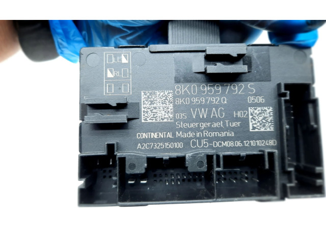 Блок управления дверью 8K0959792S, 8K0959792Q   Audi Q5 SQ5