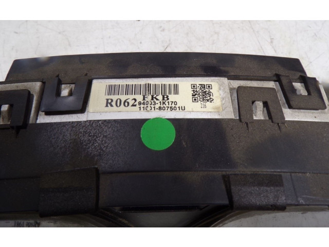 Панель приборов 940031K170, 940031K170   Hyundai ix20       