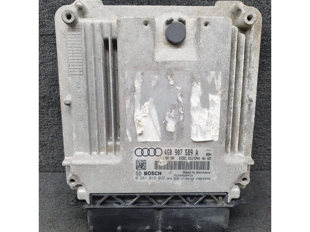 Блок управления двигателя 4G0907589A, 4G0907589   Audi A6 S6 C7 4G