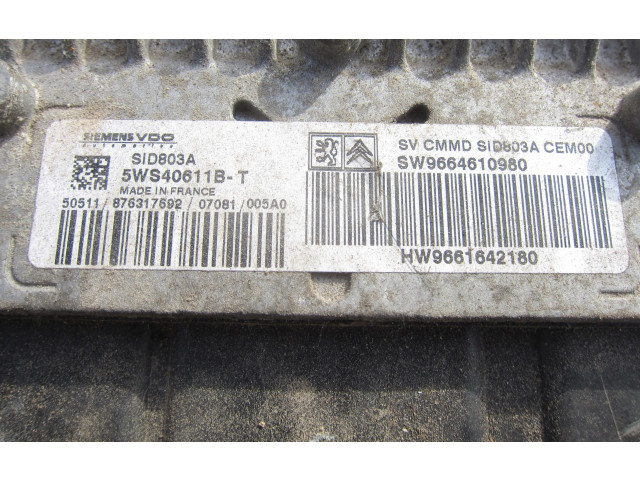 Řídící jednotka 9664610980   Peugeot 807 2004