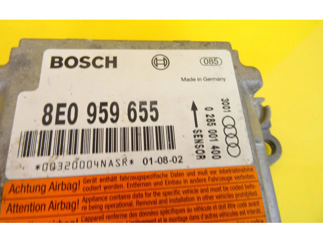 Блок управления надувных подушек 8E0959655   Audi A4 S4 B6 8E 8H
