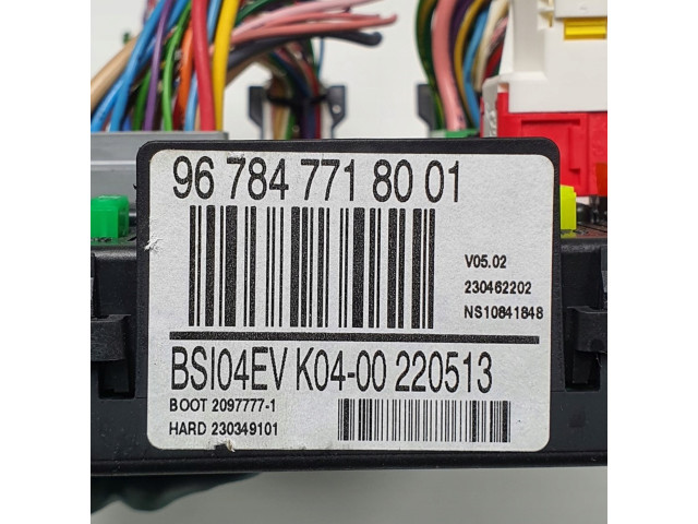 Pojistková skříňka Řídící jednotka BSM 9678477180   Citroen C5 2014