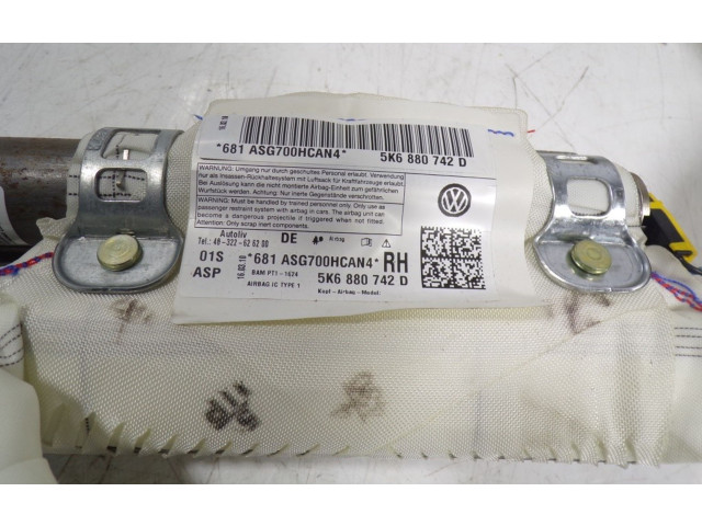 Подушка безопасности двери 5K6880742D, 5K6880742D   Volkswagen Golf SportWagen