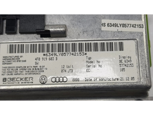 Дисплей    4F0919603B   Audi A6 S6 C6 4F