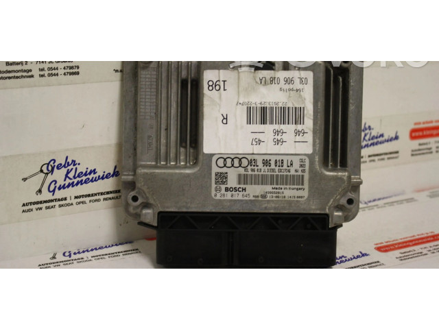Řídící jednotka 03L906018LA, 0281017645   Audi A6 S6 C7 4G 2013