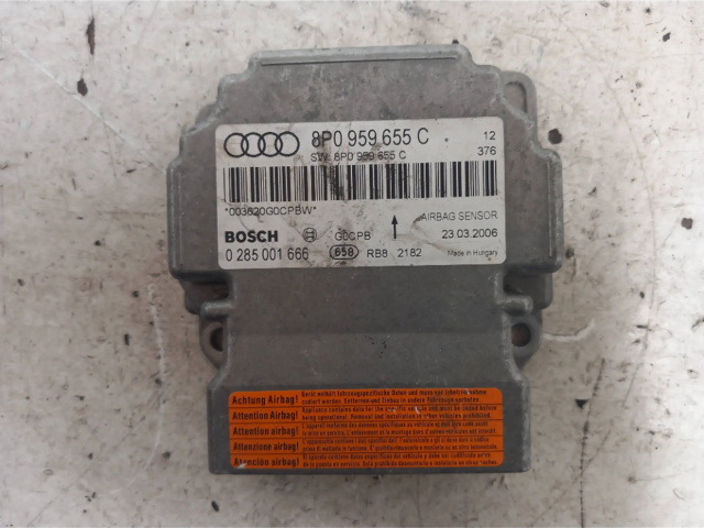 Блок подушек безопасности 8P0959655C, 0285001666   Audi A3 S3 A3 Sportback 8P