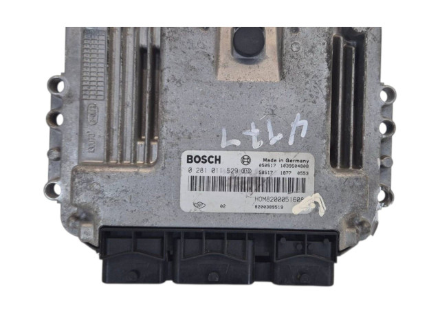 Řídící jednotka 8200389519, 0281011529   Renault Trafic II (X83) 2007