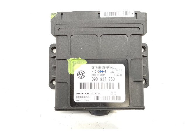 Блок управления коробки передач 09D927750, 09D927750   Volkswagen Touareg I