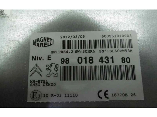 Блок управления навигации (GPS) 9801843180   Peugeot 208