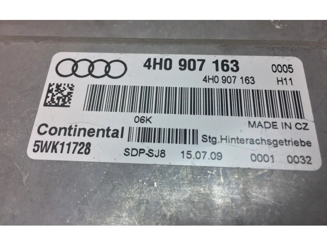 Блок управления редуктора коробки передач (раздатки) 4H0907163   Audi A8 S8 D4 4H