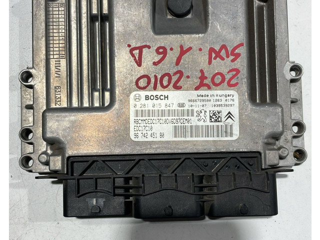 Řídící jednotka    Peugeot 207 2010