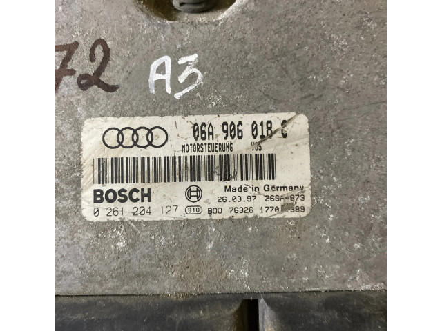 Блок управления двигателя 06A906018C, 96S60873   Audi A3 S3 8L