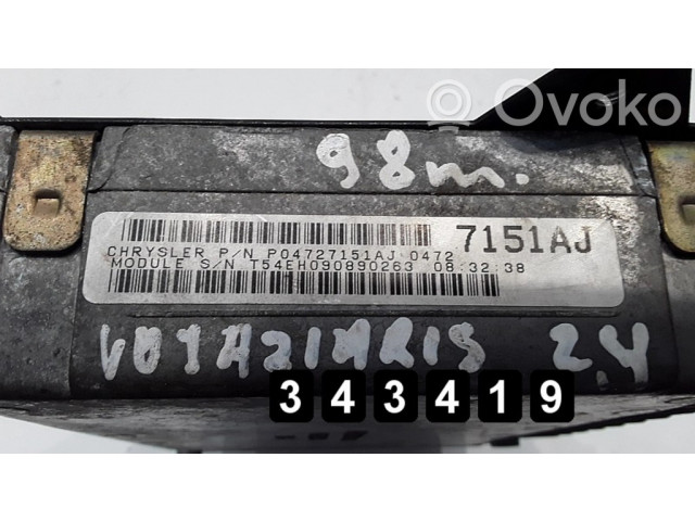Řídící jednotka p04727151aj   Chrysler Voyager 1998