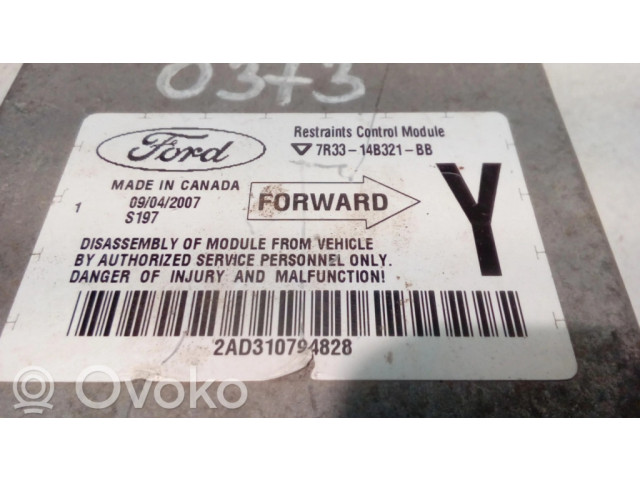 Блок подушек безопасности 7R3314B321BB, 2AD310794828   Ford Mustang V