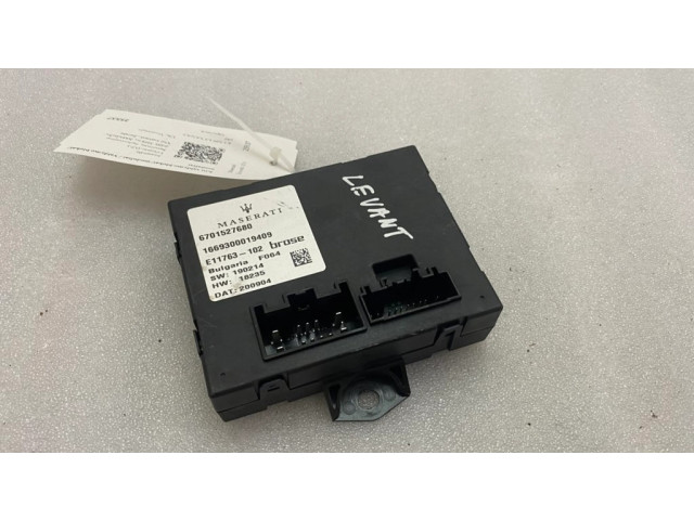 Блок управления 6701527680   Maserati Levante